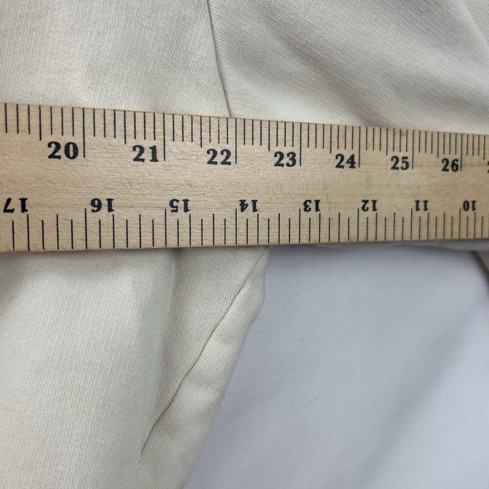 Clare V. Sweatshirt Pullover Women's M Cream Le Weekend Embroidered Crewneck - Picture 5 of 13